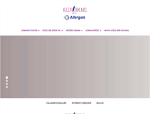 Tablet Screenshot of kucukbirdokunus.com